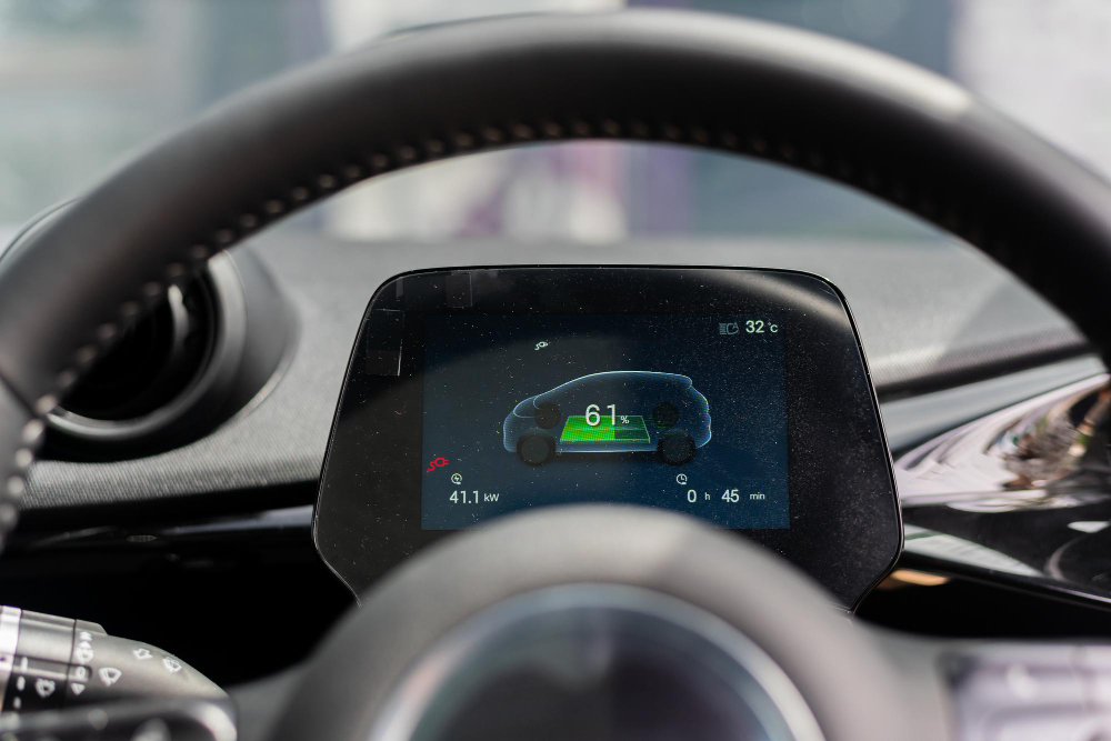 Vehicle Dashboard - Electric Vehicle Instrument Cluster Design