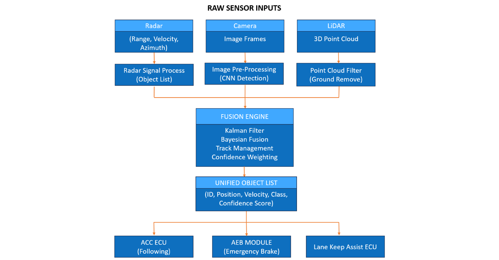 RAW SENSOR INPUTS